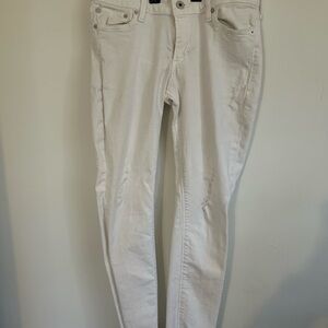 Lucky Brand White Lolita Capri Jeans size 26